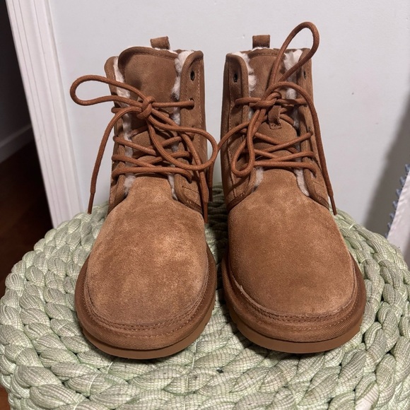 NEW UGG Harkley Chukka Chestnut Brown Sherpa Boots Size 9 main image 12